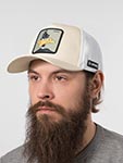 Бейсболка CAPSLAB арт. CL/LOO11/1/CT/DAF2 Looney Tunes Daffy Duck (кремовый)
